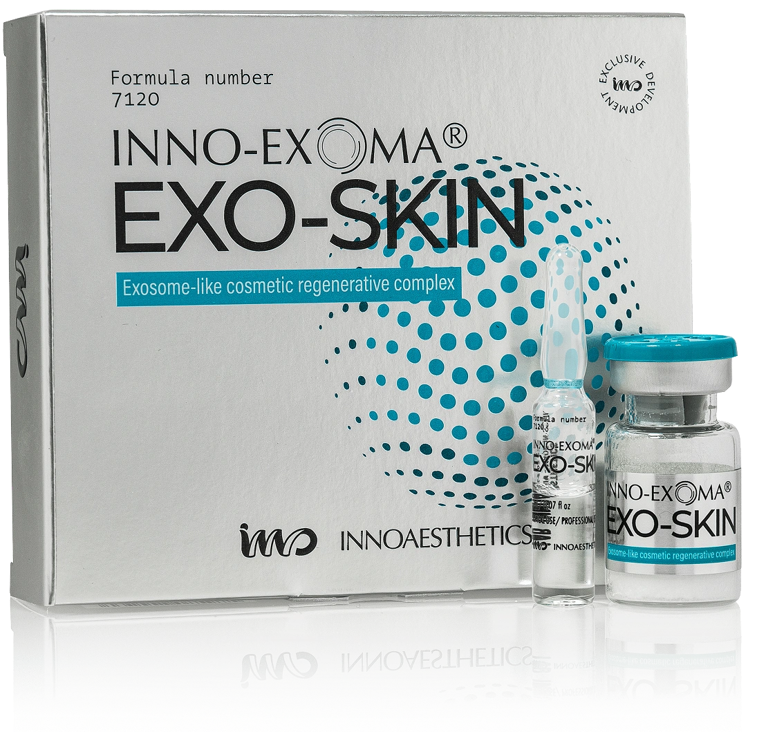 Anti-aging cosmetic vials and box
