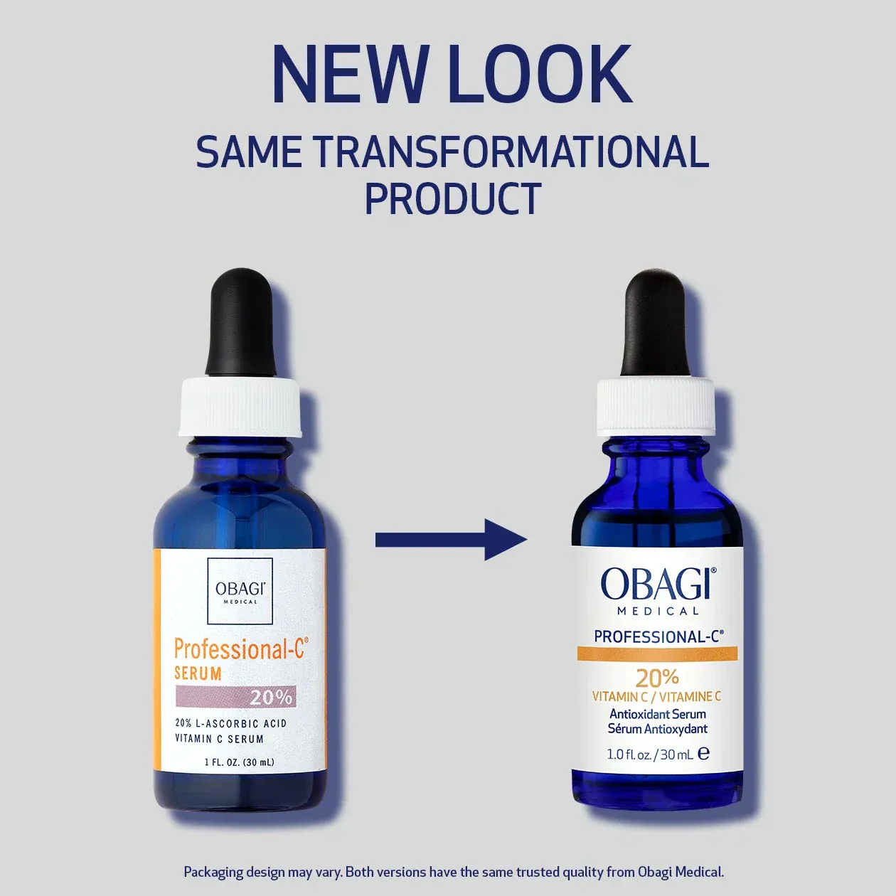 Vitamin C serum rebranding