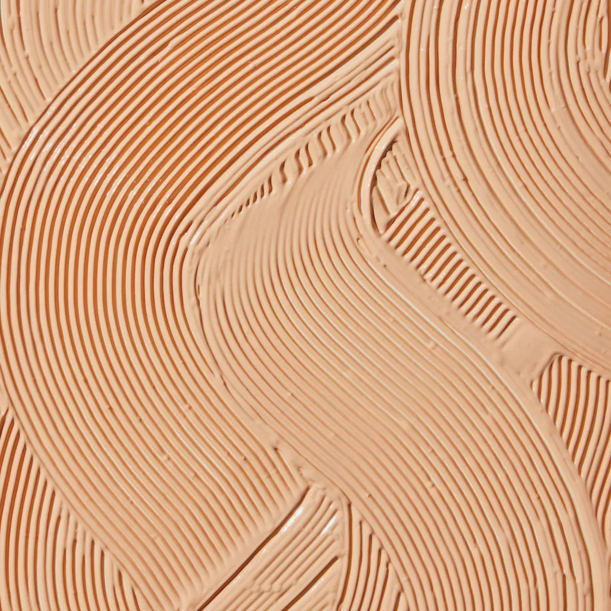 Textured cream pattern with curved lines