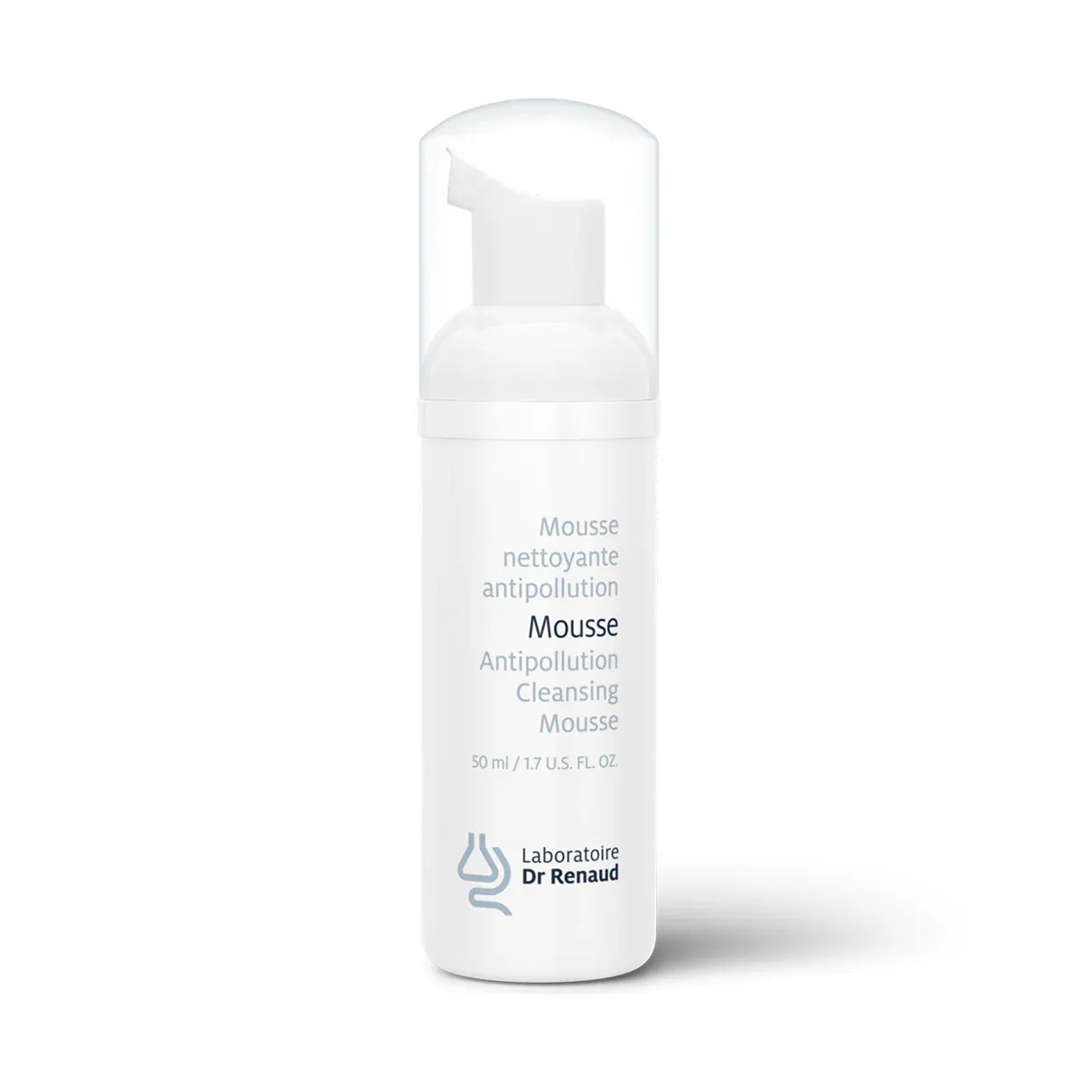 Cleansing mousse product bottle