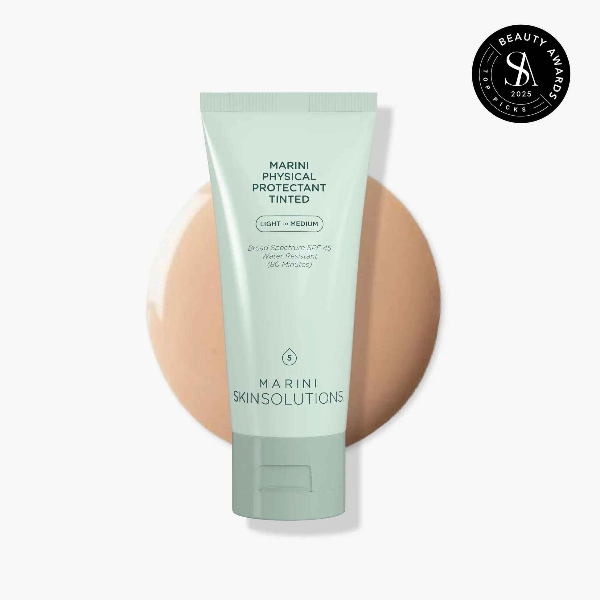 Light to medium tinted skincare product