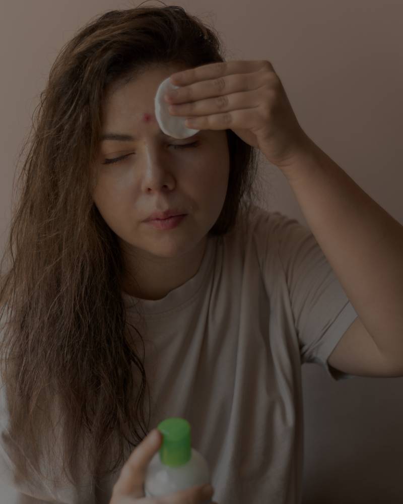 Skin With Comedones, Oily, Acne-Prone